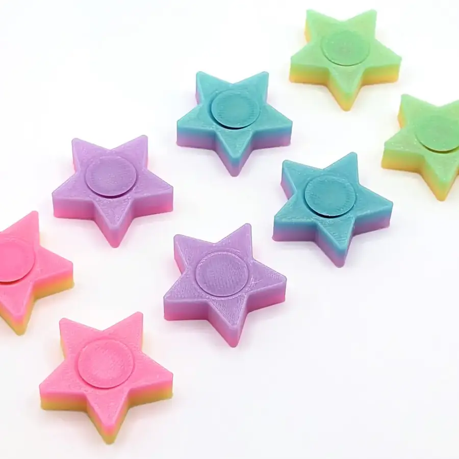 Mini estrela giratória