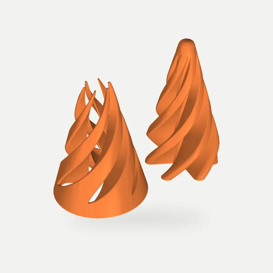 Cone passa-através fidget