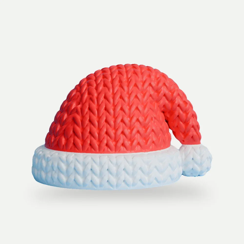 Mini gorro de Papai Noel tricô